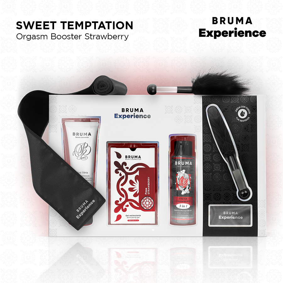 Sweet Strawberry Temptation KIT with Orgasm Enhancer