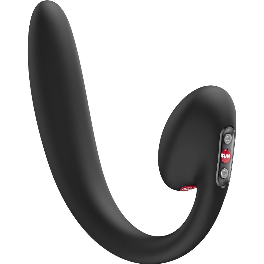 Crescendo Insertable Double AIR Pulse Vibrator Black