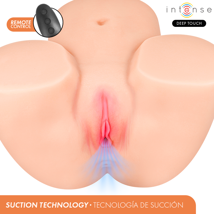 Ginger Vaginal Masturbator with Suction, Heat, Vibration and Voice Effects with Remote Control 5.3 kg