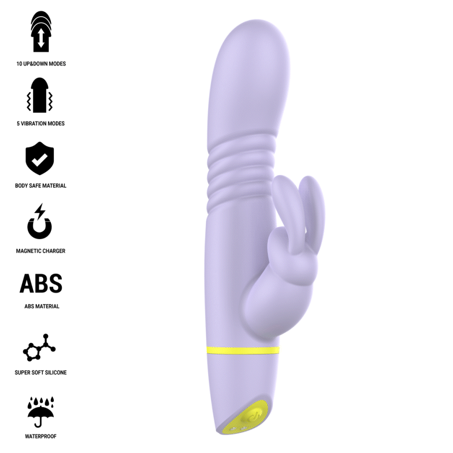 Helen Rabbit Stimulator & Thrusting Vibrator