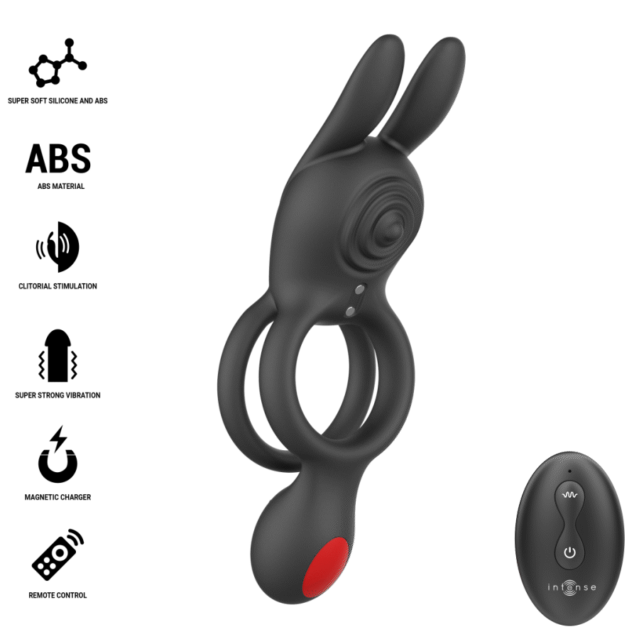 Quinn Double Vibration Ring Remote Control