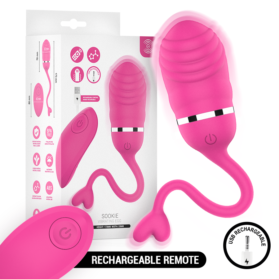 Sookie Remote Control Vibrating EGG Pink