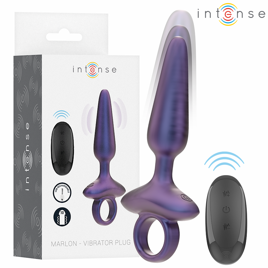 Marlon Vibrating Anal Plug Model 4 Remote Control