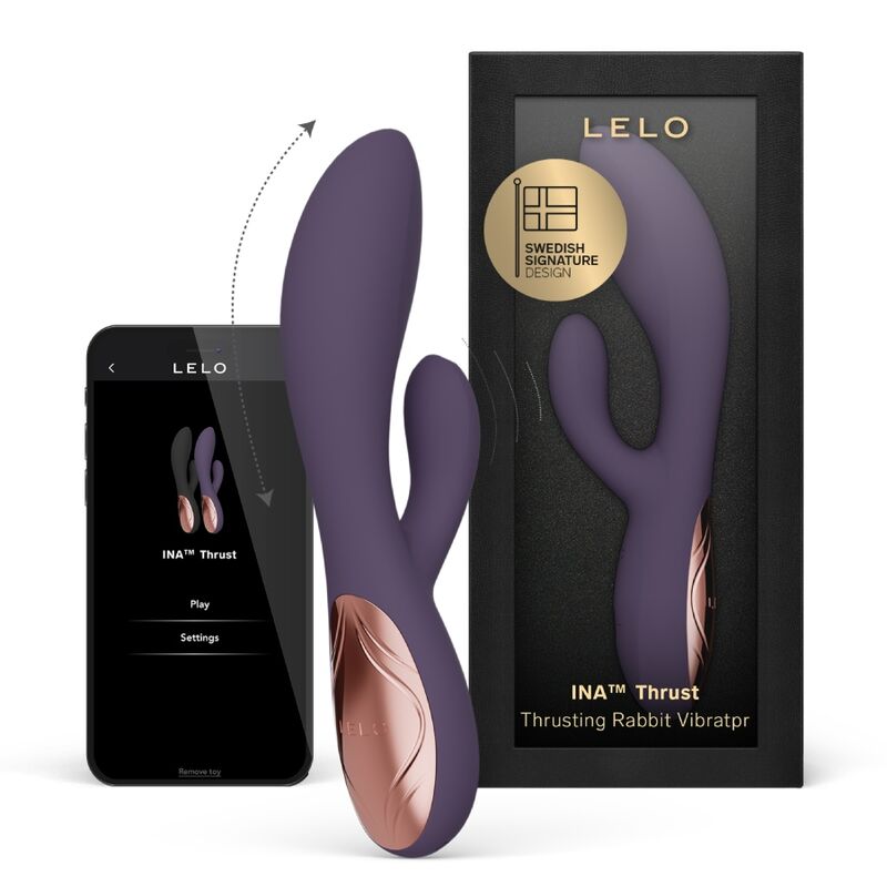 INA Thrust Rabbit Thrusting Vibrator Purple