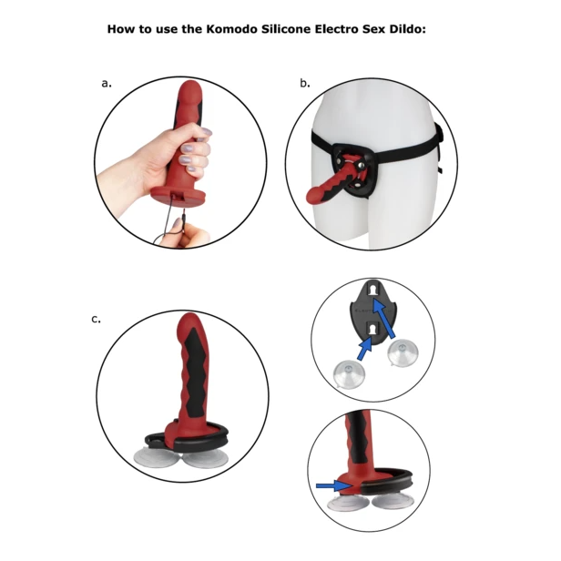 Silicone Fusion Komodo Dildo