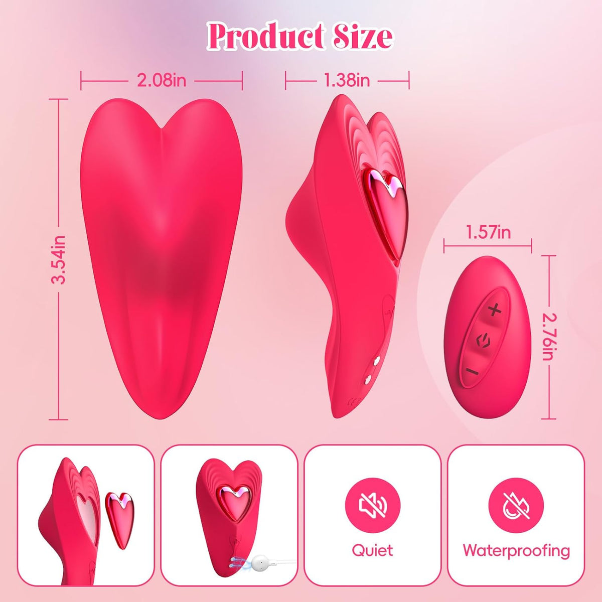 Heart Whisper, dimensiuni